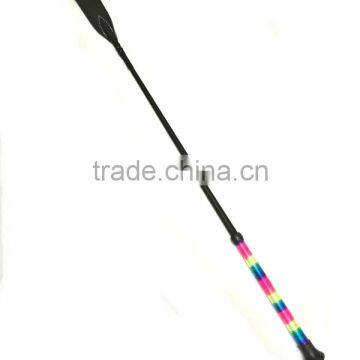 HORSE RIDING CROP WITH RIBBON HANDLE LEATHER FLAP ENGLISH HORSE RIDING CROP 27" HORSE JUMPING HORSE RIDING CROP HORSE EQUIPMENT