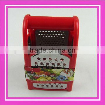 4-Side Grater Stainless Steel Grater With Plastic Handle