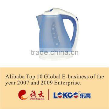 1.7L plastic tea kettle for kitchen