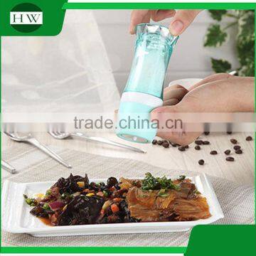 Multipurpose Plastic Manual Spice Bottle Jar Pepper Grinder Grater Mill photo-5
