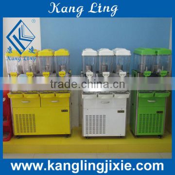 Vertical Type Commercial Juice Dispenser with Cabinet