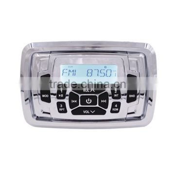 H-8102 Waterproof Marine square stereo Radio FM AM BT with big button