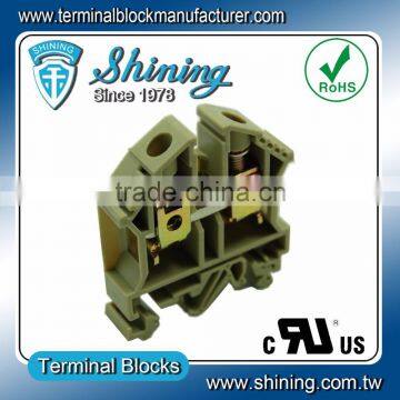 TF-16 35mm Din Rail Mounted 600V 65A Screw Clamp Wire Connector