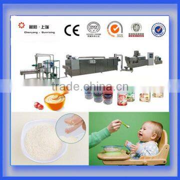 High output and low energy consumption baby cereal powder products line