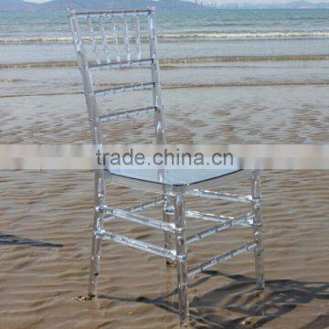 Crystal Amber Color Plastic Tiffany Chair photo-2