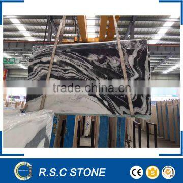 panda white marble big slab in stock