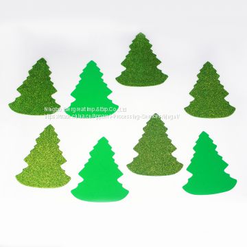 glitter Chirstmas tree foam sticker