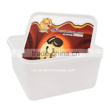 2L Ice Cream Tubs With Lids, PP Plastic Food Type and Ice Cream Use IML Plastic Container photo-4