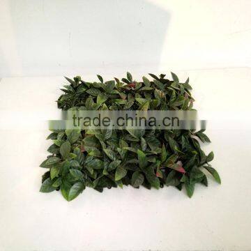 Decorative Orange Leaf Garden Artificial Grass Fence photo-2
