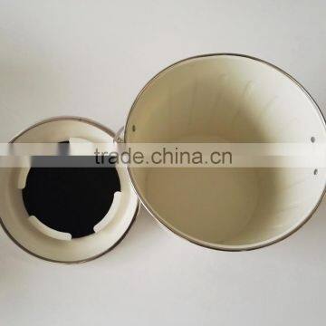 Indoor Powder-coated Steel Compost Food Waste Recycling Caddy Bin Metal Compost Bucket photo-4