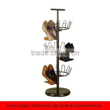 Revolving Metal Shoe Rack Shoe Storage Holder