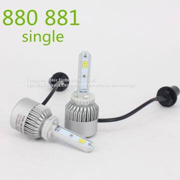 led headlight s2 880 881 csp led car headlight 72w 8000lm led headlamp led headlight bulb
