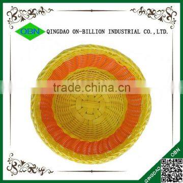 Cheap Woven Decorative Colored Fruit Plastic pe Rattan Basket photo-4
