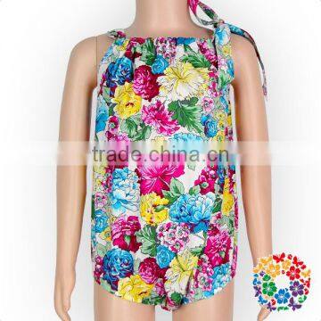 Baby Cotton Designs Fancy Smocked Bubble Rompers Jumpsuits Vintage Ruffle Baby Girl Romper photo-2