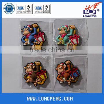 Decorative Monkey Pvc Fridge Magnet