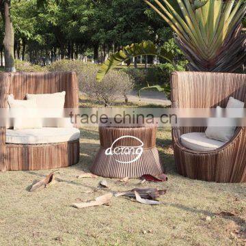 Drong outdoor wholesale garden rattan wicker furniture dining table DR-3257