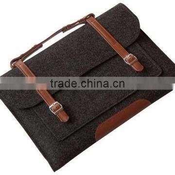 China Suppliers New Arrival Mens Felt Laptop Bag Felt Laptop Handbag photo-5