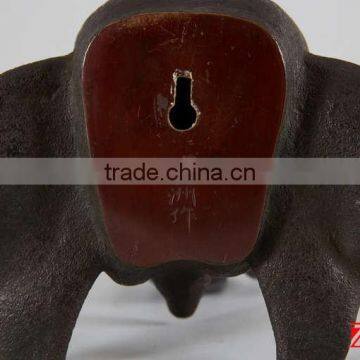 Bronze Elephant Head Wall Statue photo-3