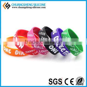 Custom Printing Deboss Silicone Wristband, Rubber Band, Rubber Wristband photo-4
