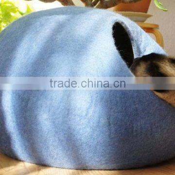2016 new fashion style 100% wool felt cat carrier cat cave in stock