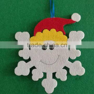 China Christmas Decoration Supplies Wall Hanging Craft Toys Kids Felt Christmas Tree in Stock photo-3