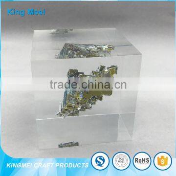 China Factory Clear Acrylic Craft Cube Paperweight photo-4