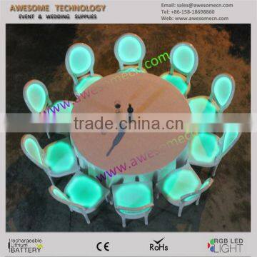 Led Glow Louis XVI Chair for Dining photo-6