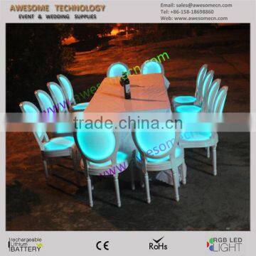 Awesome LED Mood Bar Banquet Chair for Hotel VIP Room photo-2
