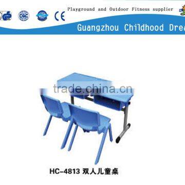 (HC-4812) Cheap Used Double School Desk and Chair photo-2