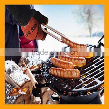 EN407 Certified Outdoor Barbecue Gloves Insulated Heat Resistant Gloves for Food photo-4