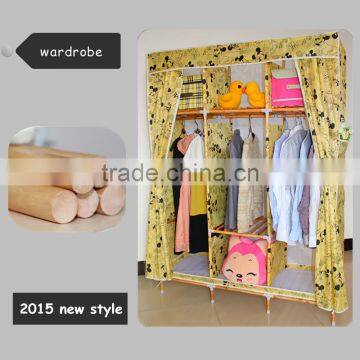 Lower Price Fabric Collapsible Living Room Simple Wardrobe photo-6