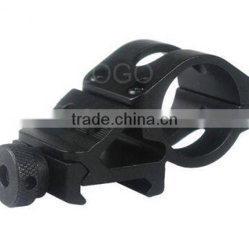 T2008 Durable Gun Optical Sight Flashlight Mount Holder Clip Clamp Black