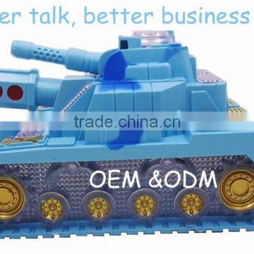 2015 new trendy fashion Electric military Tank Toy With Flashing Lights and Army Sound For Boys And Grils Gift from ICTI factory