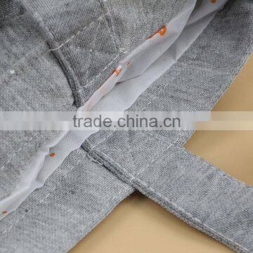 China Blue Color Cotton Handled Shopping Bag Manufacture photo-4