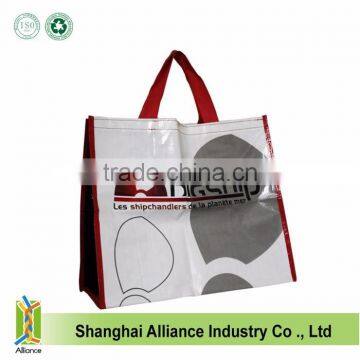 2015 hot sale laminated pp woven shopping bag,tote bag, promotional bag