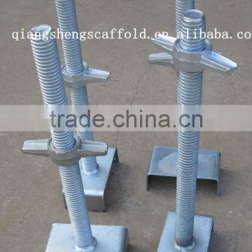 ADJUSTABLE JACK BASE U head scaffolding construction