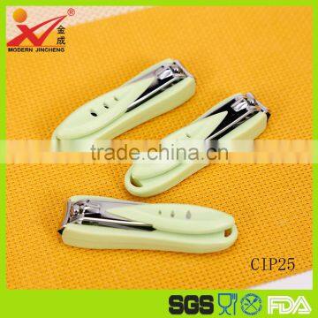 Customized color leaf shape most popular multifunctional plastic nail clipper