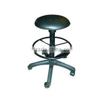 Revolving Stool with Foot Rest, Cushioned Seat