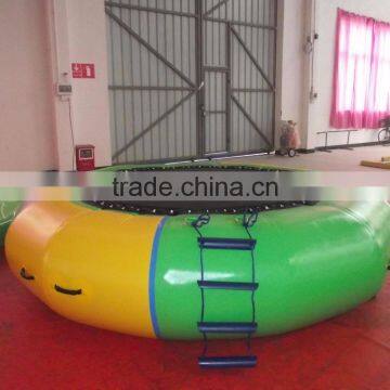 Hot Sale PVC Inflatable Water Trampoline Inflatable Floating Island Trampoline for Sale photo-4