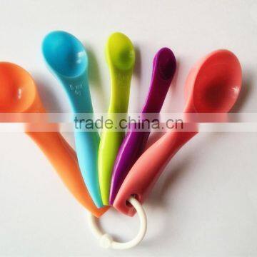 FDA & LFGB high quality food grade silicone baby spoon with factroy price