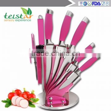 8pcs the hollow handle knife set