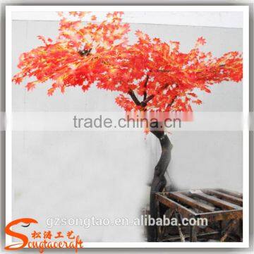 Artificial Red Leaves Maple Tree for Decoration Indoor Artificial Trees photo-3