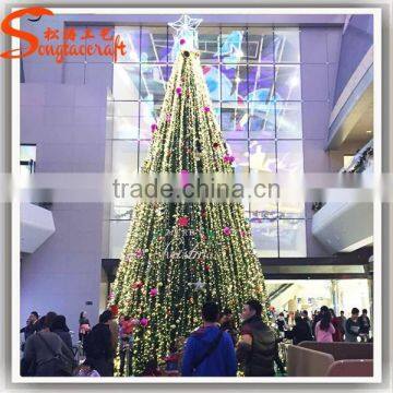 2015 New Product Price Pvc Fiber Optic Snowing Christmas Tree Led Pine Artificial Christmas Tree for Sale Festival Decoration photo-4