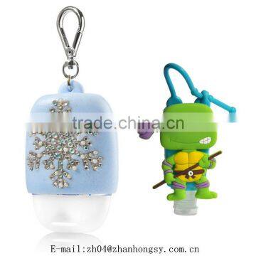 Wholesale Cheap Custom Silicone Bracelet Key Ring for Sale photo-4