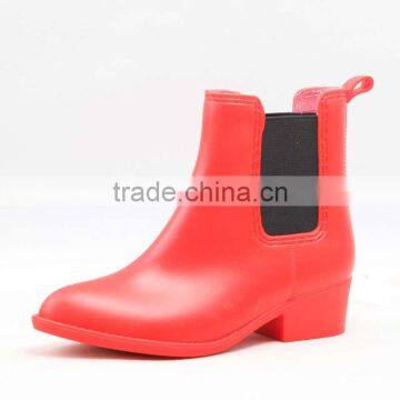 New Design Low Heel Pointed Toe Waterproof Chelsea Shoes for Women Factory photo-5