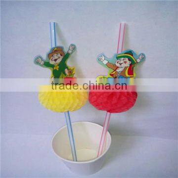2016 innovations straws with honeycomb decorating