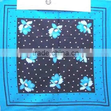 Floral Printed Square Bandana