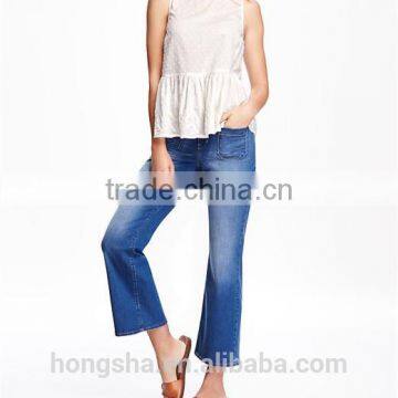 2016 Fashion Embroidered Peplum Top for Women HST8060 photo-2