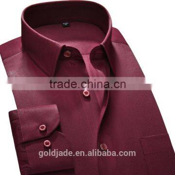 Custom Long Sleeve Shirts Wholesale Cotton Casual Square-cut Collar Plain Dyed Official Shirts for Men photo-2