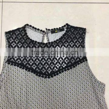 Ladies High Quality Lace T-shirt With Print Stocklots photo-3